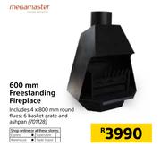 Megamaster 600mm Freestanding Fireplace