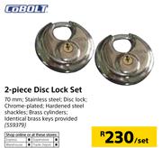 Cobolt 2-Piece Disc Lock Set-Per Set