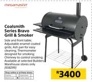 Megamaster Coalsmith Series Bravo Grill & Smoker