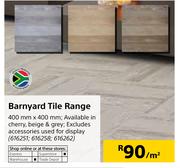 Barnyard Tile Range 400mmX400mm-Per Sqm
