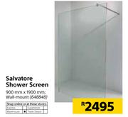 Salvatore Shower Screen 900mmX1900mm Wall Mount 