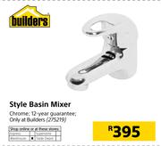 Builders Style Basin Mixer