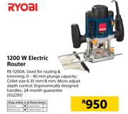 Ryobi 1200W Electric Router RE-1200A