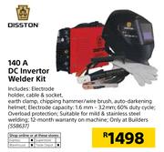 Disston 140 A DC Invertor Welder Kit
