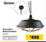 Bright Star Decorative Metal Pendant