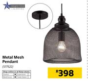 Bright Star Metal Mesh Pendant