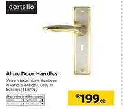 Dortello Alme Door Handles-Each