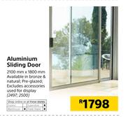 Aluminium Sliding Door-2100mm x 1800mm