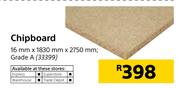 Chipboard Grade A-16mm x 1830mm x 2750mm