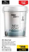 Fired Earth 20Ltr New Coat