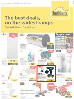 Builders Superstore Inland : The Best Deals On The Widest Range (26 Mar - 21 Apr 2019), page 1