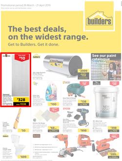 Builders Superstore Inland : The Best Deals On The Widest Range (26 Mar - 21 Apr 2019), page 1