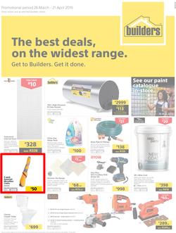 Builders Superstore Inland : The Best Deals On The Widest Range (26 Mar - 21 Apr 2019), page 1