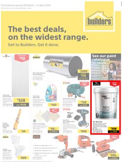 Builders Superstore Inland : The Best Deals On The Widest Range (26 Mar - 21 Apr 2019), page 1
