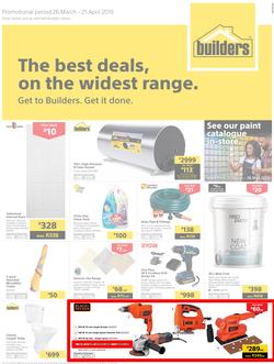 Builders Superstore Inland : The Best Deals On The Widest Range (26 Mar - 21 Apr 2019), page 1