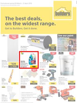 Builders Superstore Inland : The Best Deals On The Widest Range (26 Mar - 21 Apr 2019), page 1