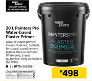 Fired Earth 5Ltr Painters Pro Water Based Plaster Primer