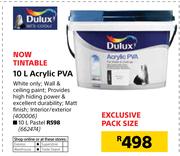 Dulux 10Ltr Pastel PVA