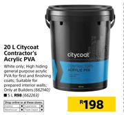 Citycoat Contractor's Acrylic PVA-5Ltr