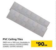 PVC Ceiling Tiles 3900mm x 300mm-Each