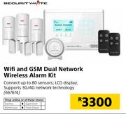 Securitymate Wifi And GSM Dual Network Wireless Alarm Kit