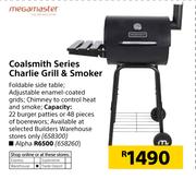 Megamaster Coalsmith Series Charlie Grill & Smoker