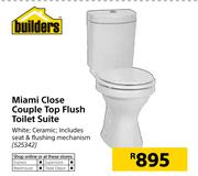 Builders Miami Close Couple Top Flush Toilet Suite