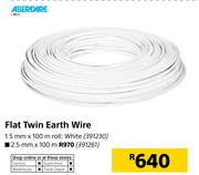 Aberdare Flat Twin Earth Wire