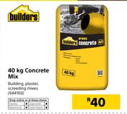Builders 40Kg Concrete Mix