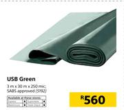 USB Green-3m x 30m x 250 Mic