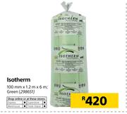 Isotherm Green-100mm x 1.2m x 6m