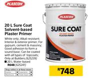 Plascon 20L Sure Coat Solvent Based Plaster Primer