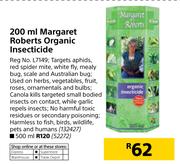 200ml Margaret Roberts Organic Insecticide