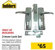 Builders 2-Lever Lock Set