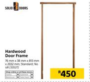 Solid Doors Hardwood Door Frame 