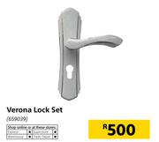 Verona Lock Set With Cylinder Lock