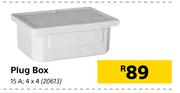 Plug Box 15A 4 x 4