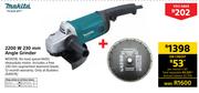 Makita 2200W 230mm Angle Grinder MO921B