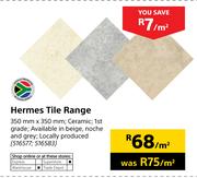 Hermes Tile Range 350mmX350mm-Per Sqm