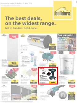Builders Inland : The Best Deals On The Widest Range (26 Mar - 21 Apr 2019), page 1