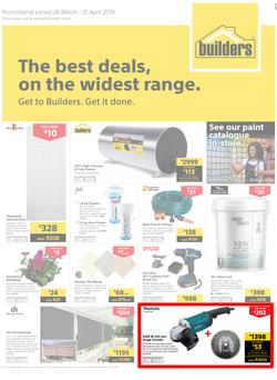Builders Inland : The Best Deals On The Widest Range (26 Mar - 21 Apr 2019), page 1