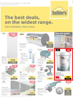 Builders Inland : The Best Deals On The Widest Range (26 Mar - 21 Apr 2019), page 1