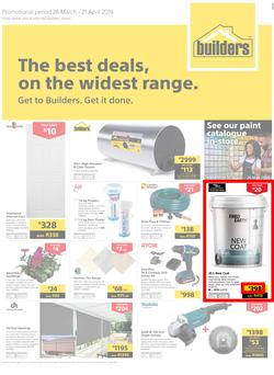 Builders Inland : The Best Deals On The Widest Range (26 Mar - 21 Apr 2019), page 1