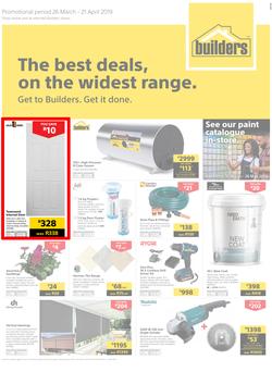 Builders Inland : The Best Deals On The Widest Range (26 Mar - 21 Apr 2019), page 1
