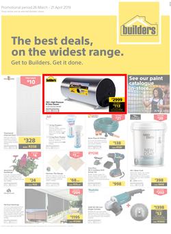 Builders Inland : The Best Deals On The Widest Range (26 Mar - 21 Apr 2019), page 1