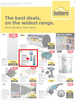 Builders Inland : The Best Deals On The Widest Range (26 Mar - 21 Apr 2019), page 1