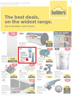 Builders Inland : The Best Deals On The Widest Range (26 Mar - 21 Apr 2019), page 1