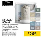 Fired Earth 2.5L Walls & Wood