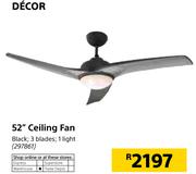 Decor 52" Ceiling Fan