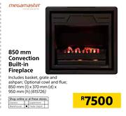 Megamaster 850mm Convection Built-In Fireplace